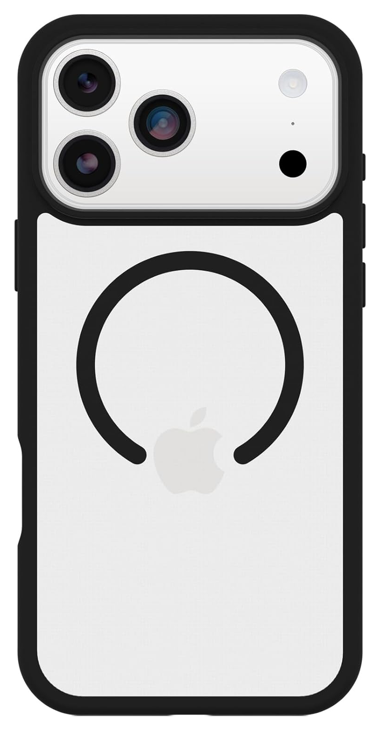 OtterBox React MagSafe Apple iPhone 17 Pro Max Hoesje Zwart Transparant afbeelding 2