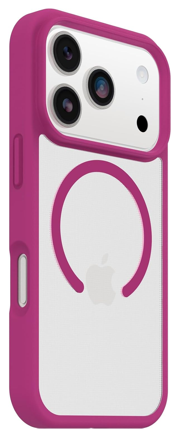 OtterBox React MagSafe Apple iPhone 17 Pro Max Hoesje Roze Transparant afbeelding 4