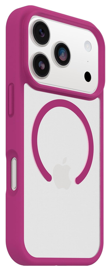 OtterBox React MagSafe Apple iPhone 17 Pro Max Hoesje Roze Transparant afbeelding 4