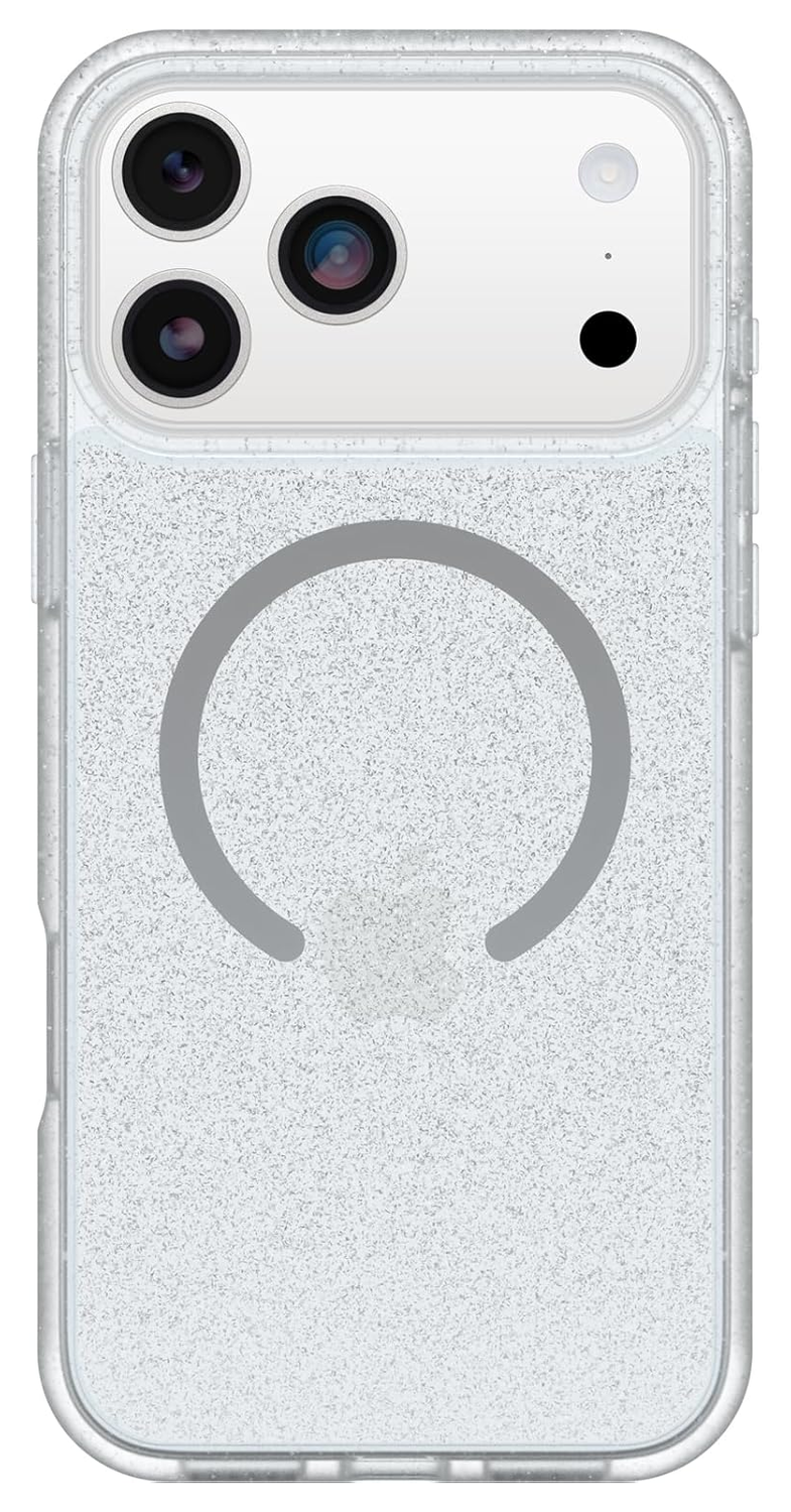 OtterBox React MagSafe Apple iPhone 17 Pro Max Hoesje Glitter Transparant afbeelding 2