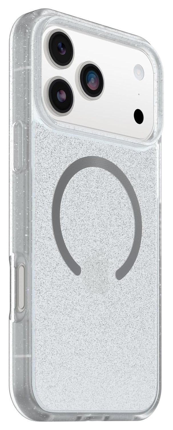 OtterBox React MagSafe Apple iPhone 17 Pro Max Hoesje Glitter Transparant afbeelding 4