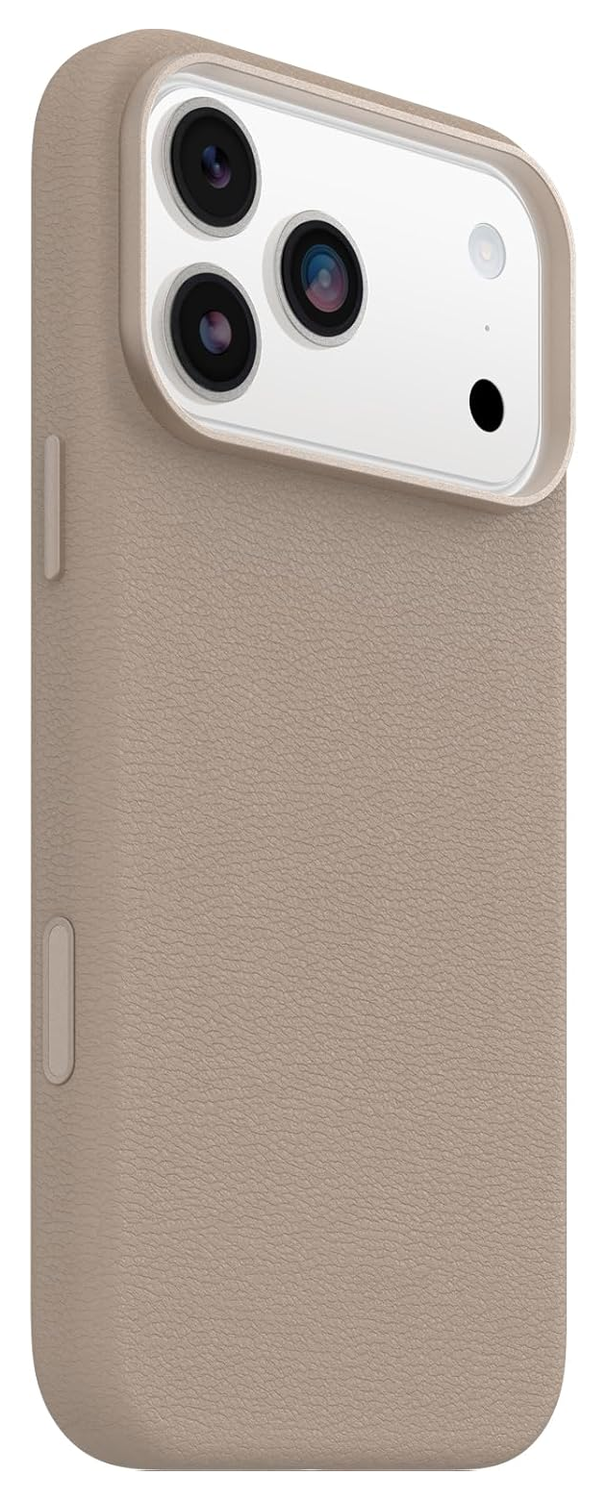 OtterBox Symmetry Cactus Leer MagSafe iPhone 17 Pro Max Hoesje Grijs afbeelding 4