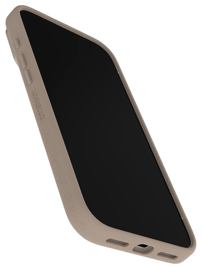 OtterBox Symmetry Cactus Leer MagSafe iPhone 17 Pro Max Hoesje Grijs afbeelding 3