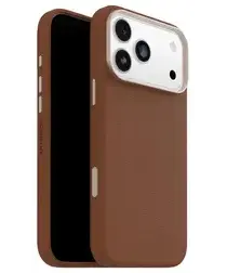 OtterBox Symmetry Cactus Leer MagSafe iPhone 17 Pro Max Hoesje Bruin afbeelding