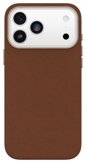 OtterBox Symmetry Cactus Leer MagSafe iPhone 17 Pro Max Hoesje Bruin afbeelding 2