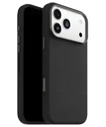 OtterBox Symmetry Cactus Leer MagSafe iPhone 17 Pro Max Hoesje Zwart afbeelding