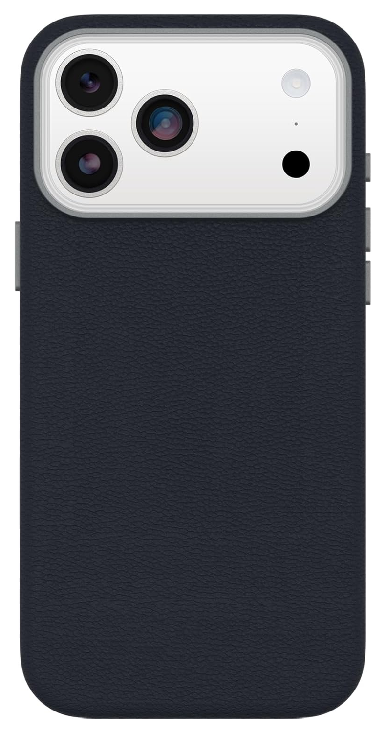 OtterBox Symmetry Cactus Leer MagSafe iPhone 17 Pro Max Hoesje Blauw afbeelding 2