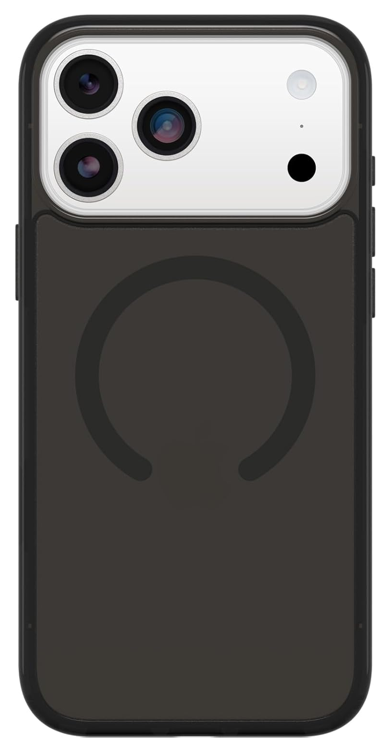 OtterBox Symmetry MagSafe iPhone 17 Pro Max Hoesje Back Cover Transparant Zwart afbeelding 2