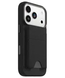 OtterBox Symmetry Cactus Leather MagSafe Wallet Magnetische Kaarthouder Zwart afbeelding