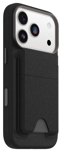 OtterBox Symmetry Cactus Leather MagSafe Wallet Magnetische Kaarthouder Zwart afbeelding 1