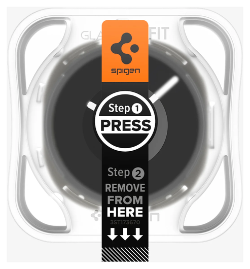 Spigen EZ Fit GLAS.tR Samsung Galaxy Watch 8 40MM Screen Protector 2-Pack afbeelding 2