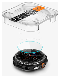 Spigen EZ Fit GLAS.tR Samsung Galaxy Watch 8 40MM Screen Protector 2-Pack