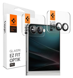 Spigen EZ Fit Optik Pro Samsung Z Flip 7 Camera Lens Protector zwart (2-Pack)