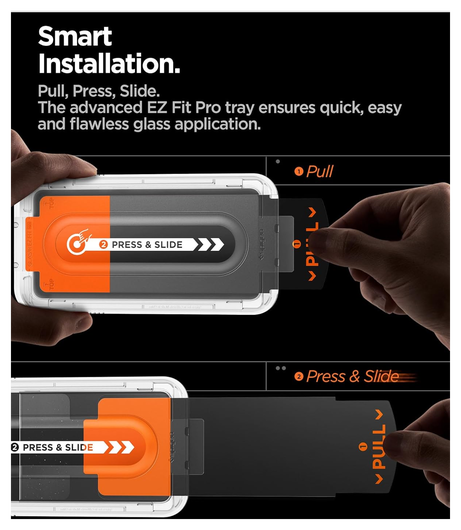 Spigen EZ Fit GLAS.tR Samsung Galaxy Z Fold 7 Screen Protector 1-Pack afbeelding 2