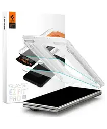 Spigen EZ Fit GLAS.tR Samsung Galaxy Z Fold 7 Screen Protector 2-Pack afbeelding