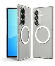 Spigen Air Skin MagFit Samsung Galaxy Z Fold 7 Hoesje MagSafe Transparant afbeelding