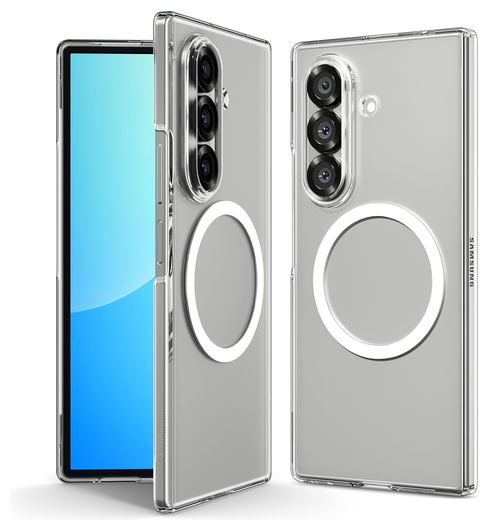 Spigen Air Skin MagFit Samsung Galaxy Z Fold 7 Hoesje MagSafe Transparant afbeelding 1