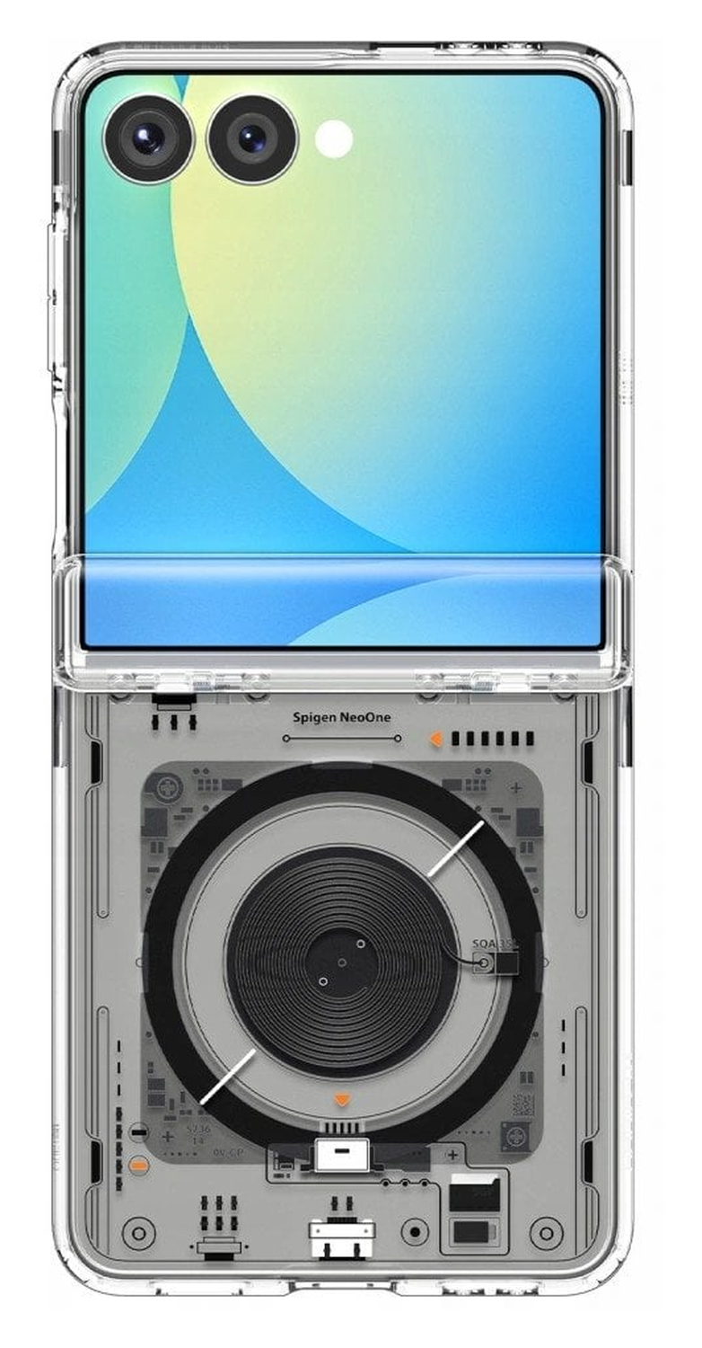 Spigen Ultra Hybrid MagFit Samsung Galaxy Z Flip 7 Hoesje MagSafe Neo One afbeelding 1
