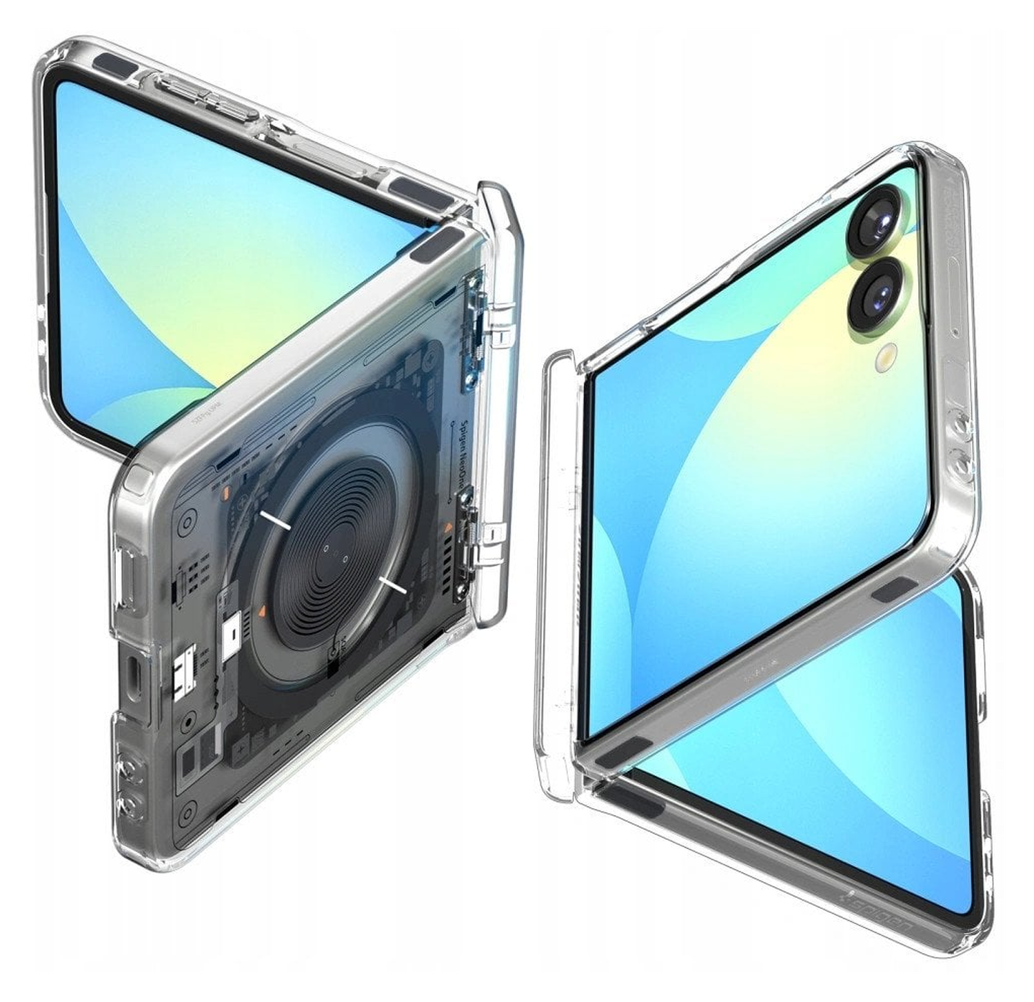 Spigen Ultra Hybrid MagFit Samsung Galaxy Z Flip 7 Hoesje MagSafe Neo One afbeelding 2
