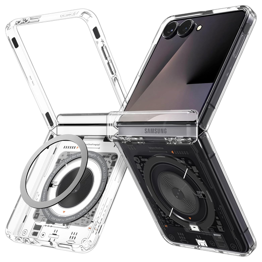 Spigen Ultra Hybrid MagFit Samsung Galaxy Z Flip 7 Hoesje MagSafe Neo One afbeelding 10