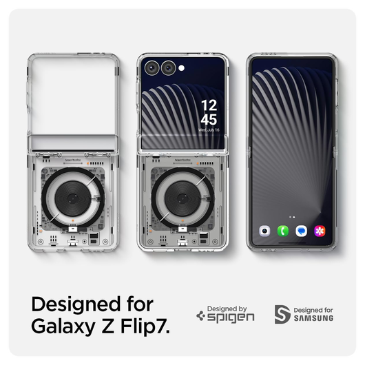 Spigen Ultra Hybrid MagFit Samsung Galaxy Z Flip 7 Hoesje MagSafe Neo One afbeelding 9
