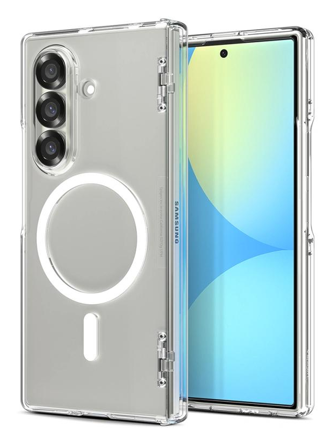 Spigen Ultra Hybrid MagFit Samsung Galaxy Z Fold 7 Hoesje MagSafe Wit afbeelding 1