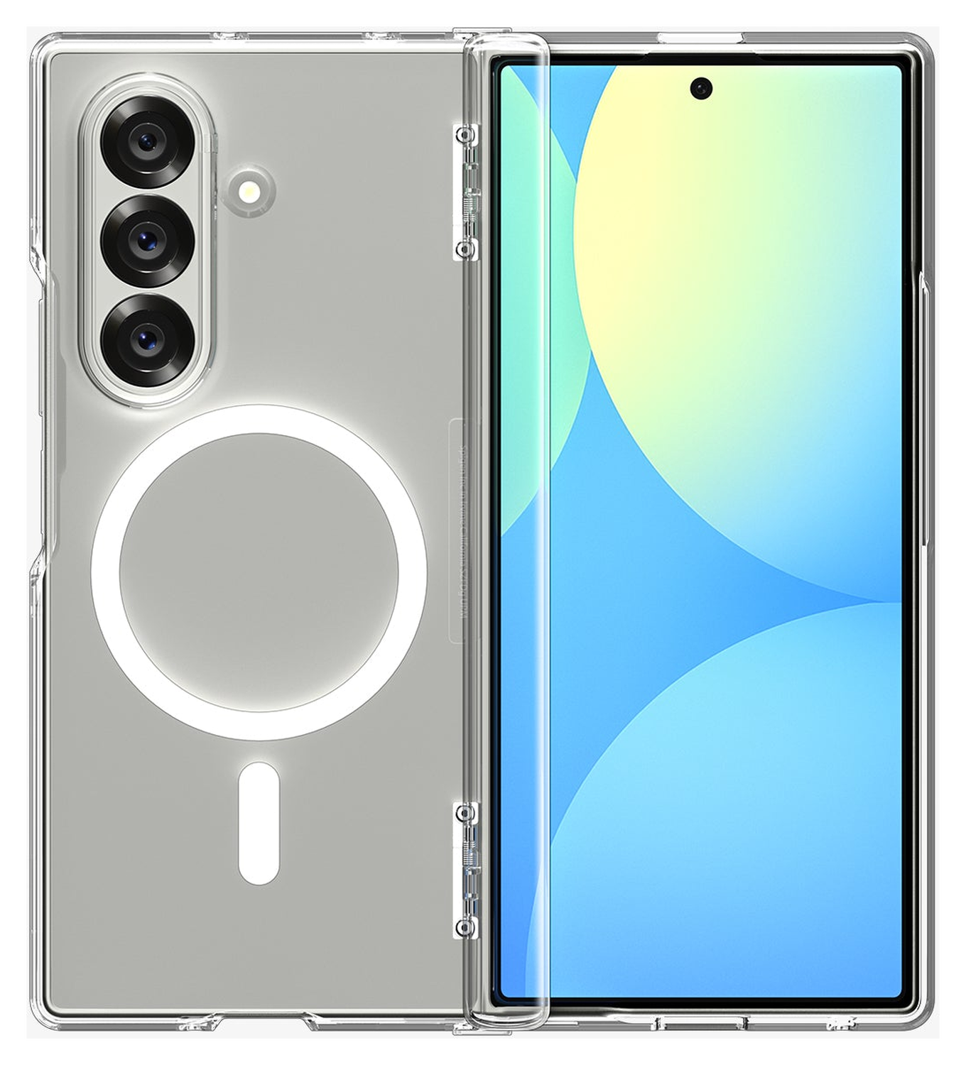 Spigen Ultra Hybrid MagFit Samsung Galaxy Z Fold 7 Hoesje MagSafe Wit afbeelding 10