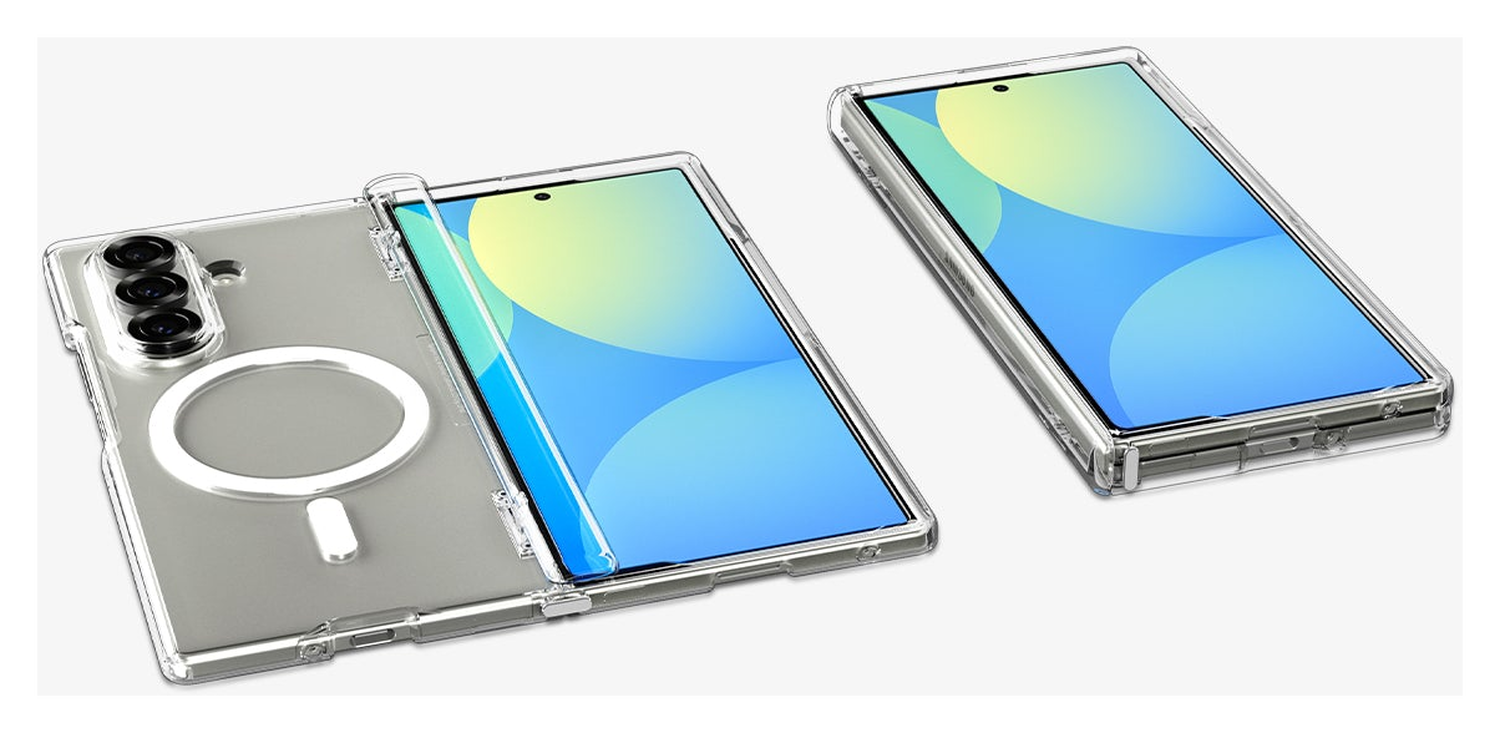 Spigen Ultra Hybrid MagFit Samsung Galaxy Z Fold 7 Hoesje MagSafe Wit afbeelding 12