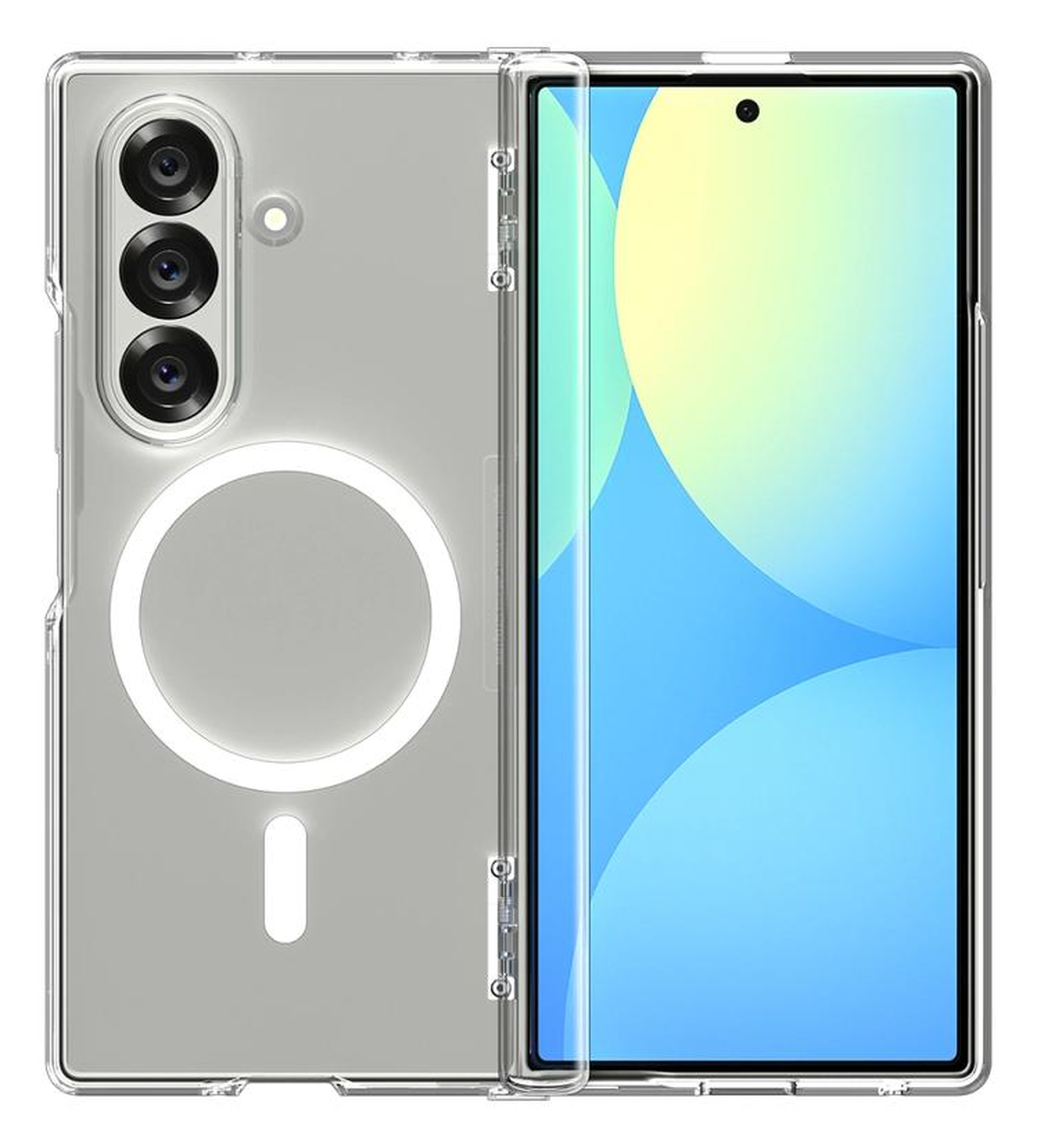 Spigen Ultra Hybrid MagFit Samsung Galaxy Z Fold 7 Hoesje MagSafe Wit afbeelding 9