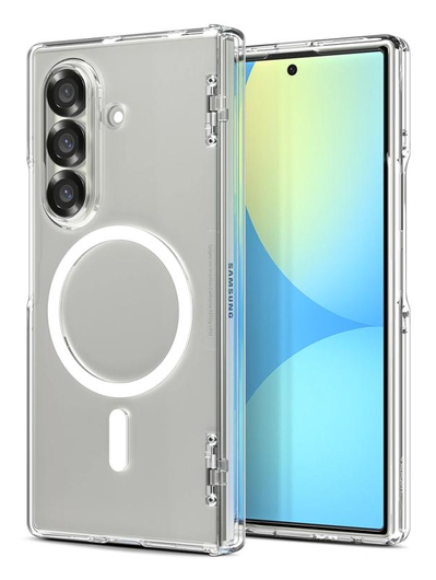 Spigen Ultra Hybrid MagFit Samsung Galaxy Z Fold 7 Hoesje MagSafe Wit afbeelding 1