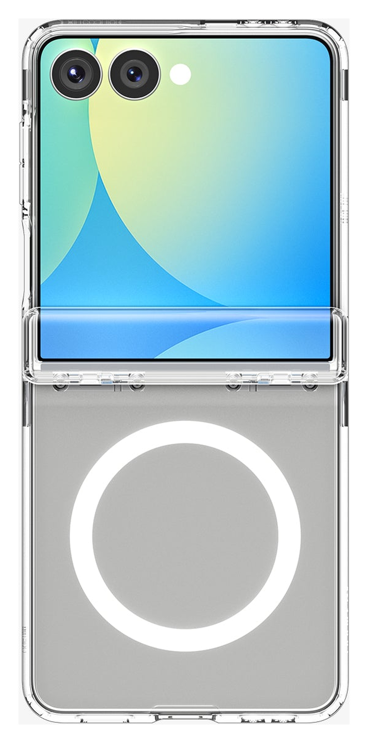 Spigen Ultra Hybrid MagFit Samsung Galaxy Z Flip 7 Hoesje MagSafe Wit afbeelding 1