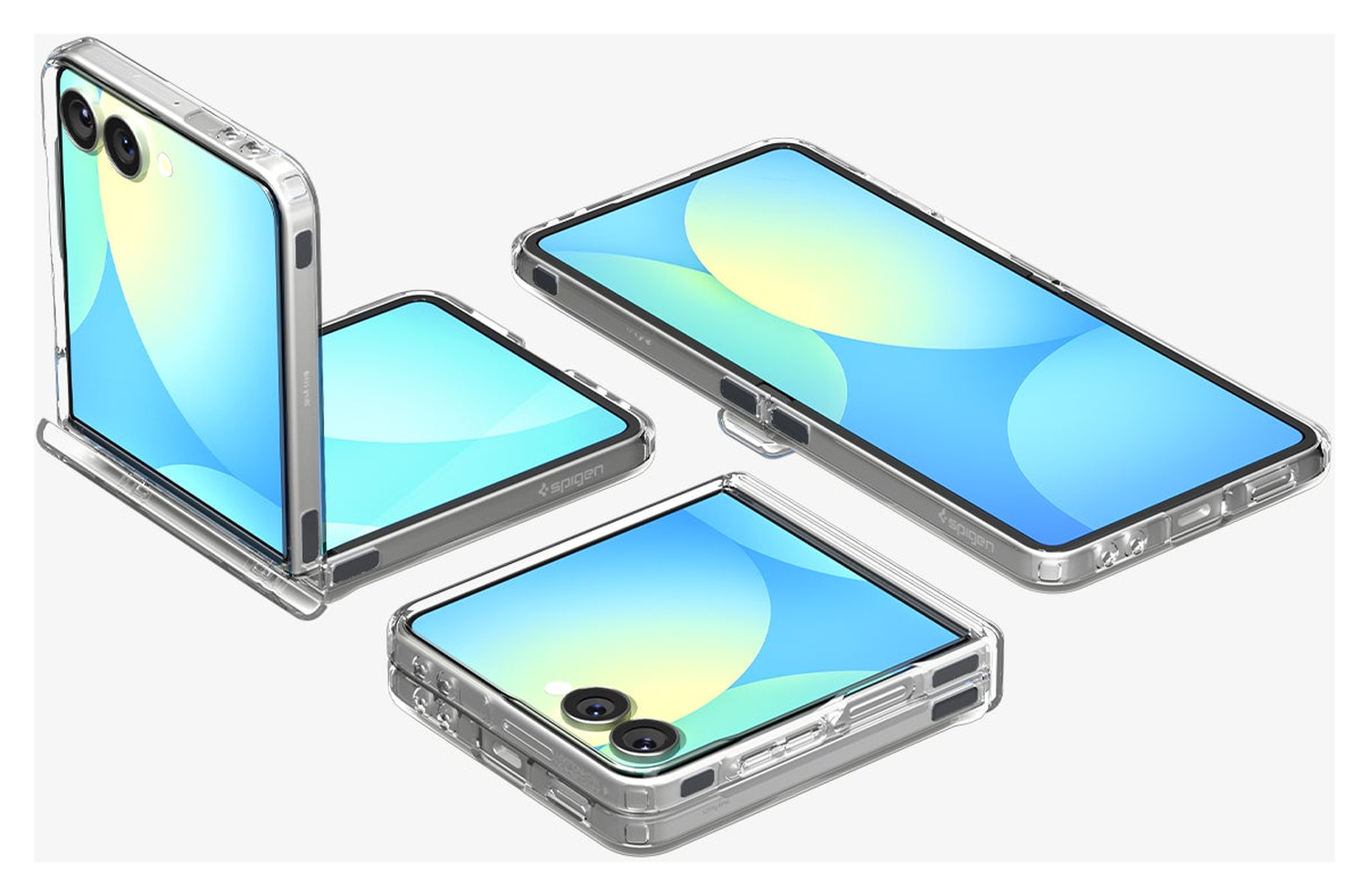 Spigen Ultra Hybrid MagFit Samsung Galaxy Z Flip 7 Hoesje MagSafe Wit afbeelding 11