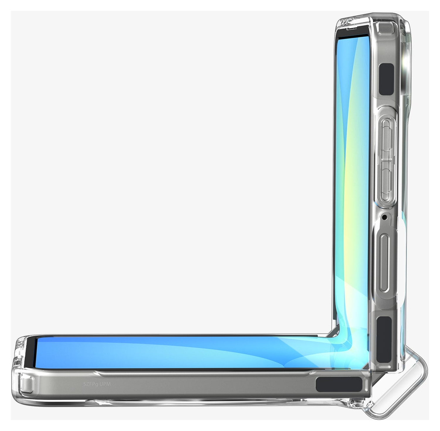 Spigen Ultra Hybrid MagFit Samsung Galaxy Z Flip 7 Hoesje MagSafe Wit afbeelding 12