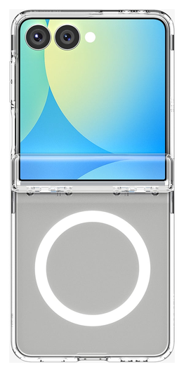 Spigen Ultra Hybrid MagFit Samsung Galaxy Z Flip 7 Hoesje MagSafe Wit afbeelding 1