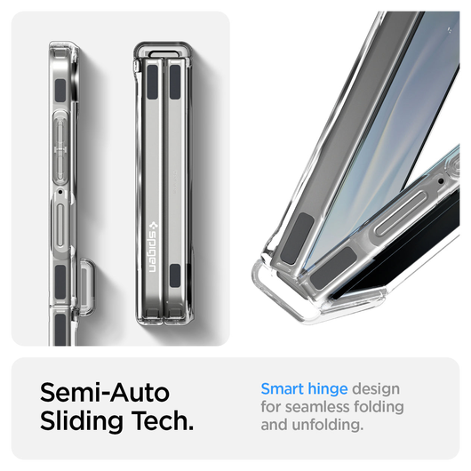Spigen Ultra Hybrid MagFit Samsung Galaxy Z Flip 7 Hoesje MagSafe Wit afbeelding 3