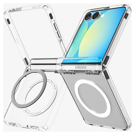 Spigen Ultra Hybrid MagFit Samsung Galaxy Z Flip 7 Hoesje MagSafe Wit afbeelding 9