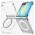Spigen Ultra Hybrid MagFit Samsung Galaxy Z Flip 7 Hoesje MagSafe Wit afbeelding 9