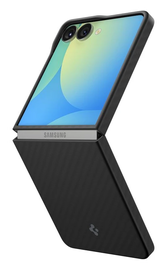 Spigen Air Skin Samsung Galaxy Z Flip 7 Hoesje Back Cover Aramide Zwart