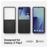 Spigen Air Skin Samsung Galaxy Z Flip 7 Hoesje Back Cover Aramide Zwart afbeelding 3