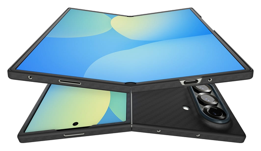 Spigen Air Skin Samsung Galaxy Z Fold 7 Hoesje Back Cover Aramide Zwart afbeelding 8