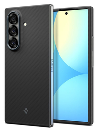 Spigen Air Skin Samsung Galaxy Z Fold 7 Hoesje Back Cover Aramide Zwart afbeelding