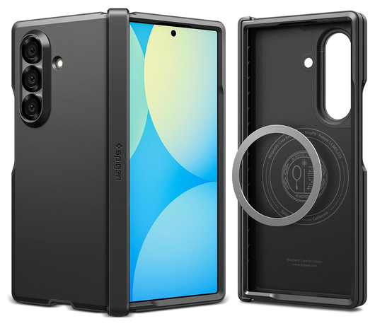 Spigen Tough Armor Samsung Galaxy Z Fold 7 Hoesje MagSafe Back Cover Zwart afbeelding 1