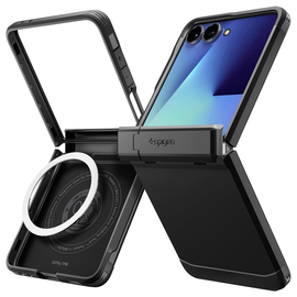 Spigen Tough Armor Samsung Galaxy Z Flip 7 Hoesje MagSafe Back Cover Zwart