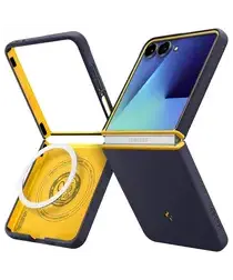 Spigen Nano Pop MagFit Samsung Galaxy Z Flip 7 Hoesje Back Cover Blauw afbeelding