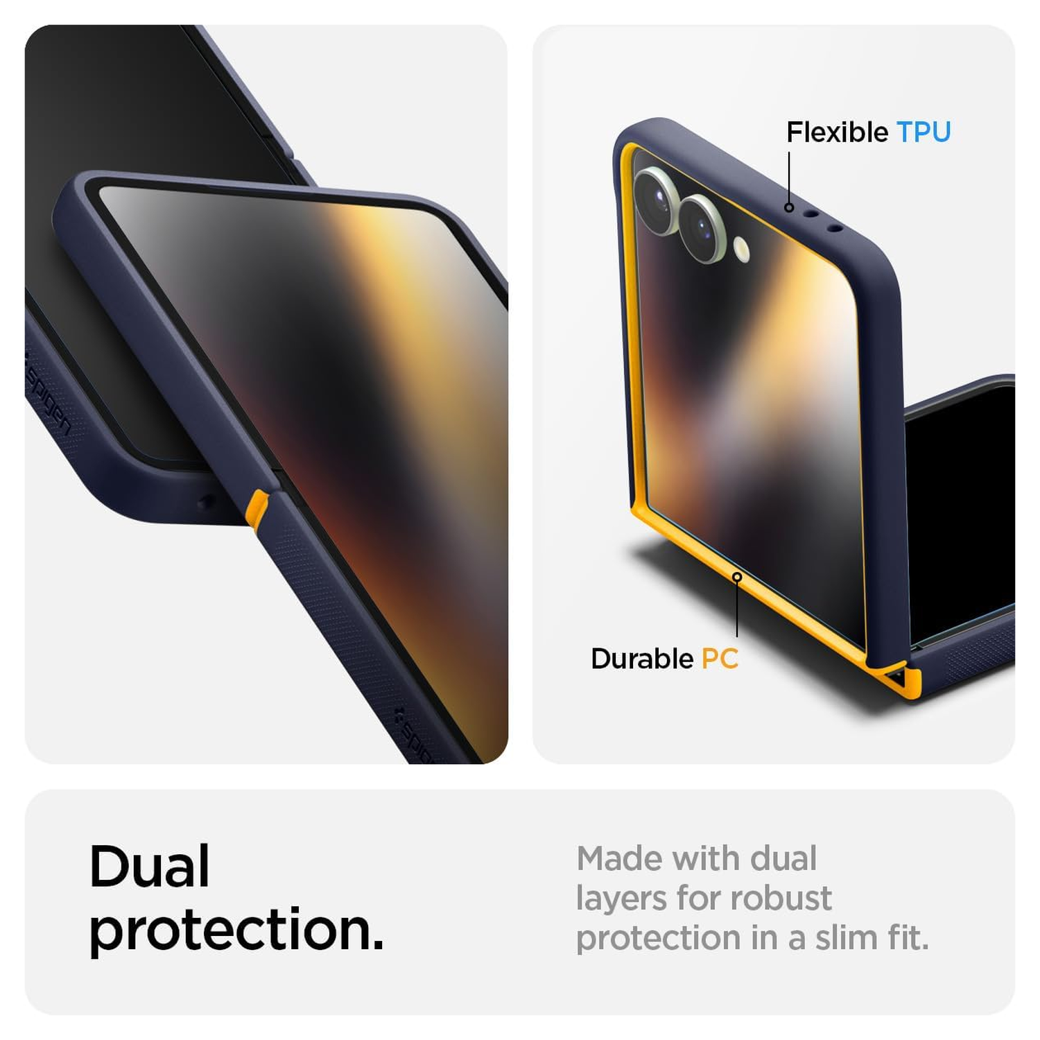 Spigen Nano Pop MagFit Samsung Galaxy Z Flip 7 Hoesje Back Cover Blauw afbeelding 5