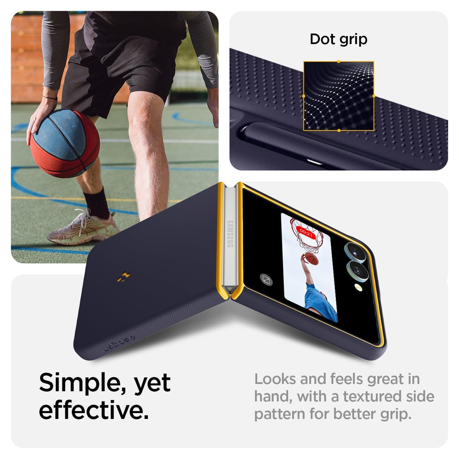 Spigen Nano Pop MagFit Samsung Galaxy Z Flip 7 Hoesje Back Cover Blauw afbeelding 6