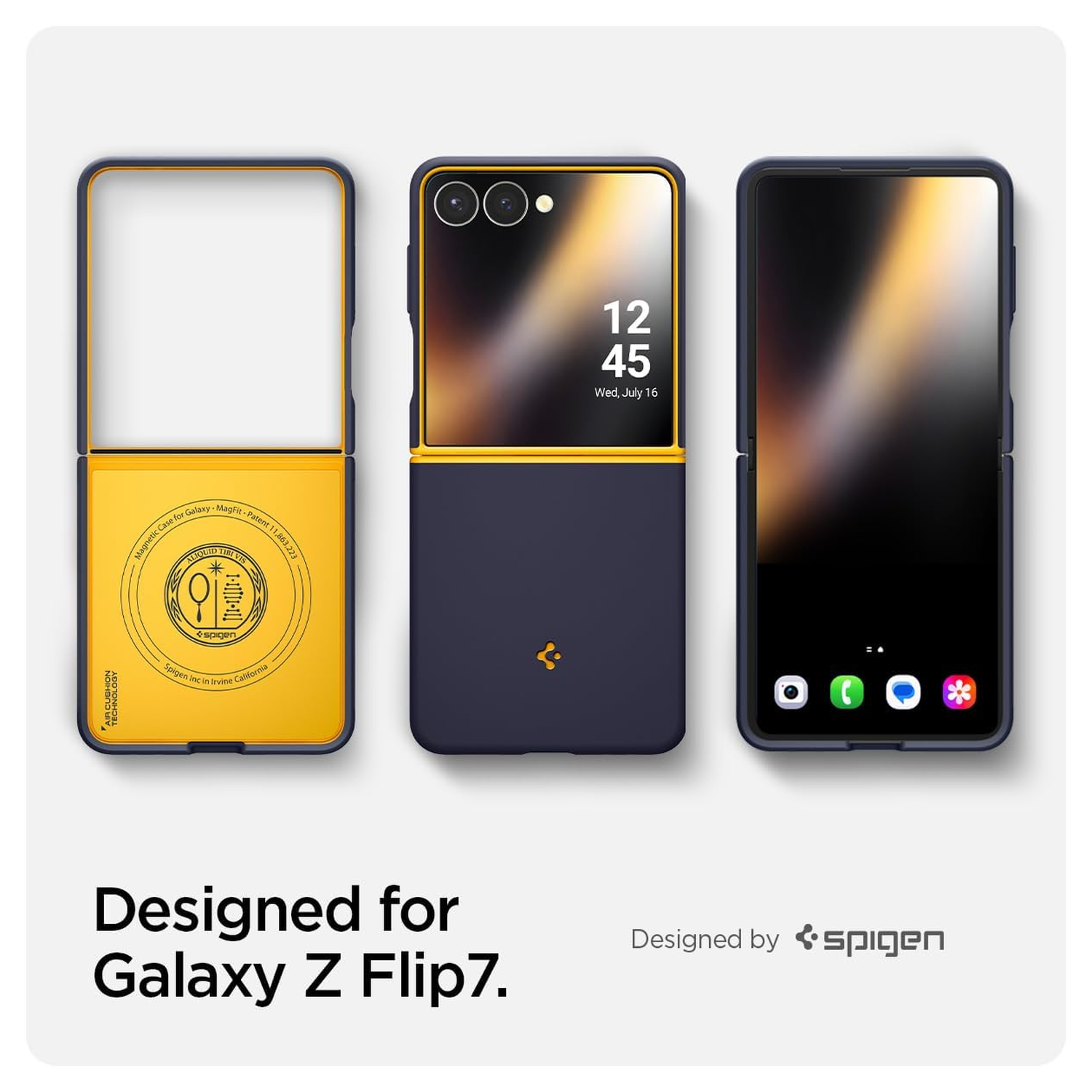 Spigen Nano Pop MagFit Samsung Galaxy Z Flip 7 Hoesje Back Cover Blauw afbeelding 8