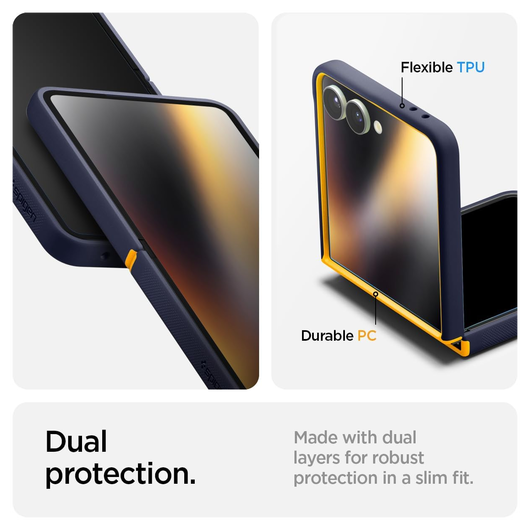 Spigen Nano Pop MagFit Samsung Galaxy Z Flip 7 Hoesje Back Cover Blauw afbeelding 5