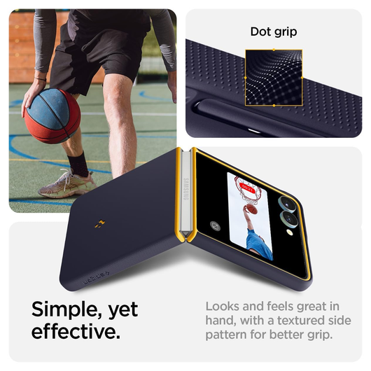 Spigen Nano Pop MagFit Samsung Galaxy Z Flip 7 Hoesje Back Cover Blauw afbeelding 6