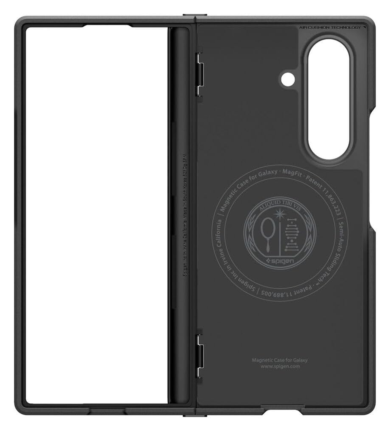 Spigen Slim Armor MagFit Samsung Galaxy Z Fold 7 Hoesje MagSafe Zwart afbeelding 9